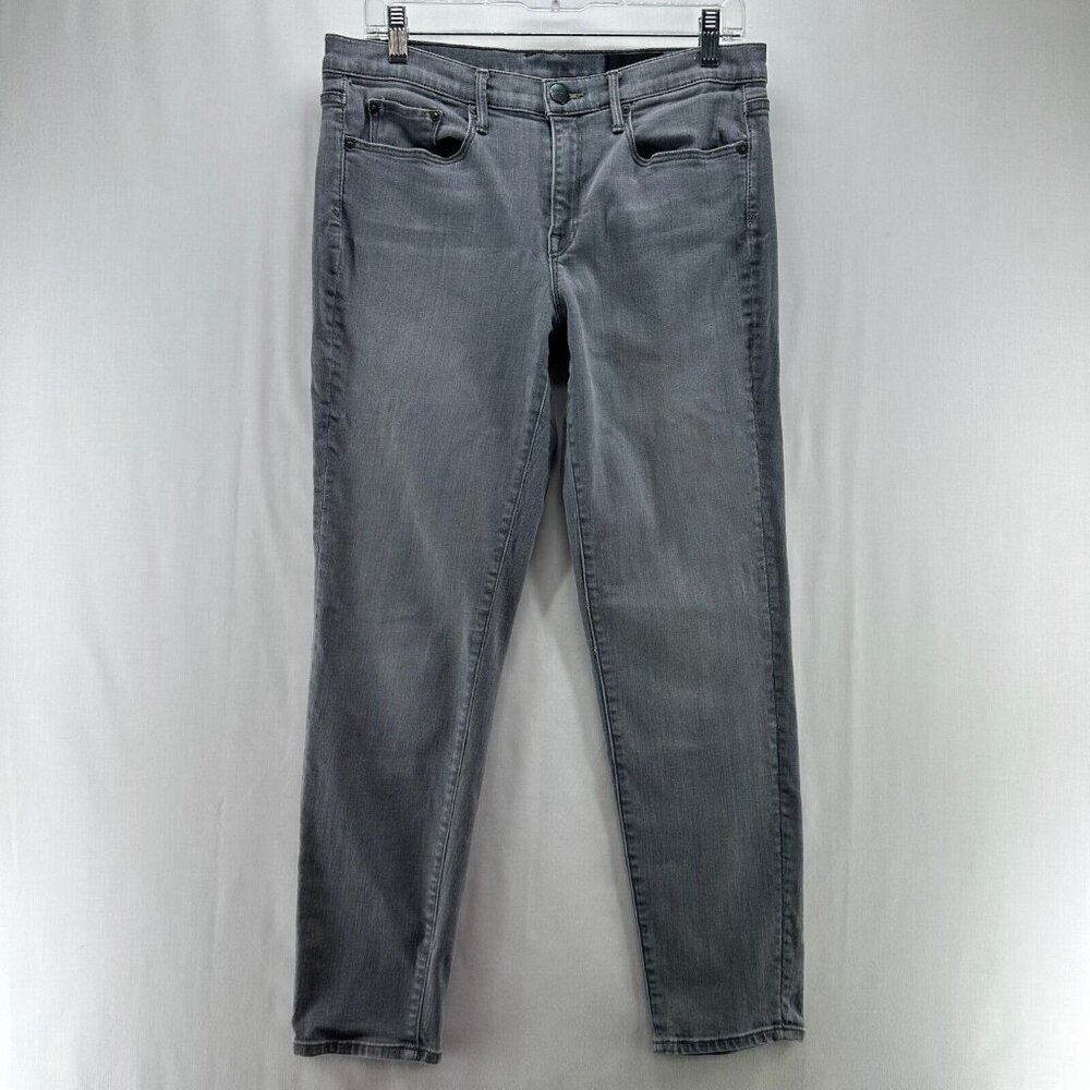 Vince Jeans Womens 28 Mason Relaxed Rolled Slim Ankle Mid Rise Stretch USA Gray